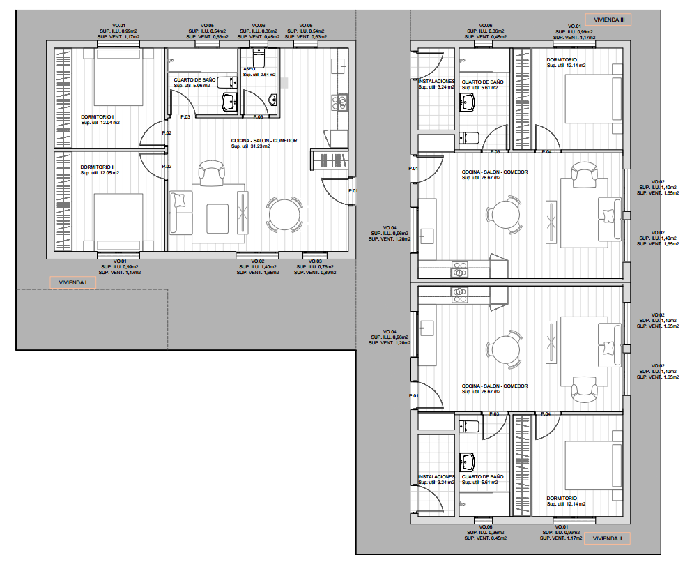 Plano Tipo de Vivienda