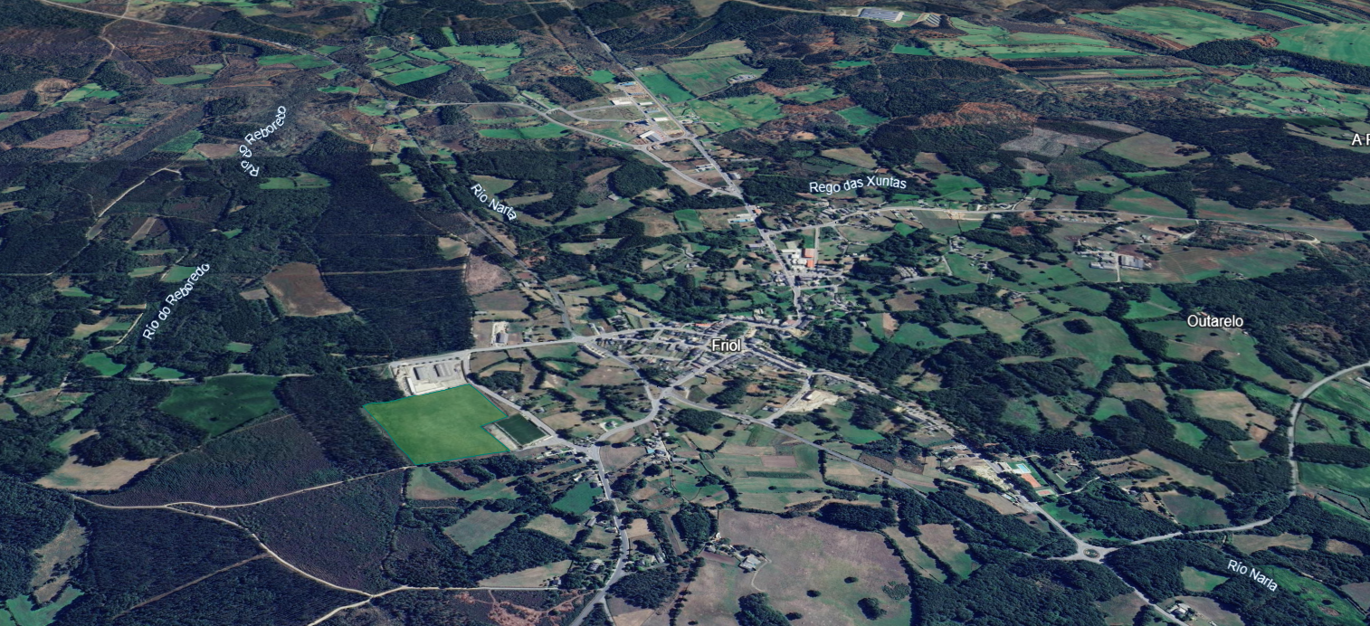 Mapa de ubicación Friol