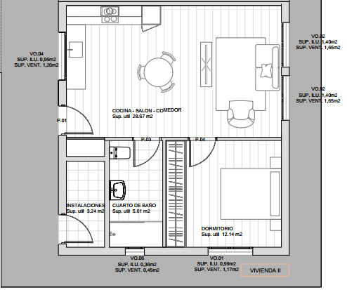 Alzado Bioclimático